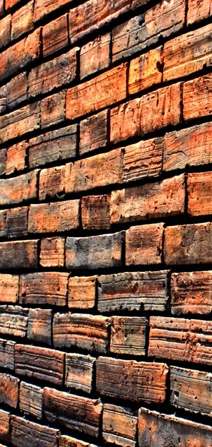 Lateral Bricks Wallpaper