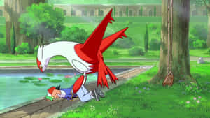 Latias Helping Ash Wallpaper
