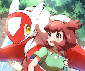 Latias With Bianca Wallpaper