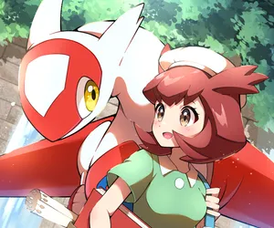 Latias With Bianca Wallpaper
