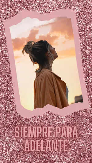 Latina Inspired Sunset Contemplation Wallpaper