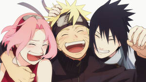 Laughing Team 7 Naruto Ipad Wallpaper