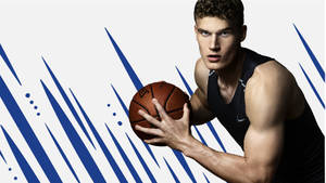 Lauri Markkanen Basketball Art Wallpaper