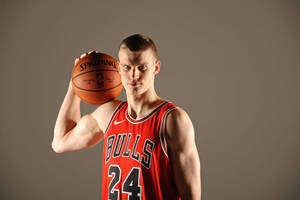 Lauri Markkanen Chicago Bulls Portrait Wallpaper