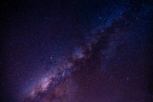 Lavender Field Milky Way Wallpaper