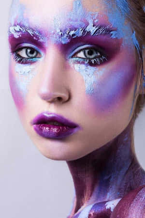 Lavender_ Frost_ Fantasy_ Makeup Wallpaper