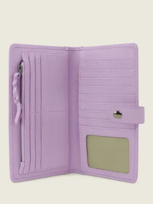 Lavender Leather Wallet Open Wallpaper