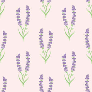 Lavender Pattern Background Wallpaper