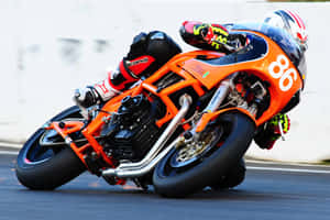 Laverda Motorcycle Racing Action86 Wallpaper