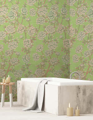 Lavish Bathroom Wallpaper
