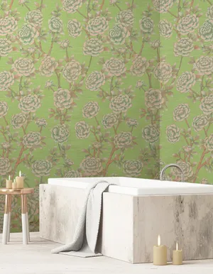 Lavish Bathroom Wallpaper