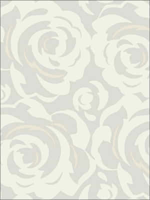 Lavish Grey Silhouette Rug Wallpaper