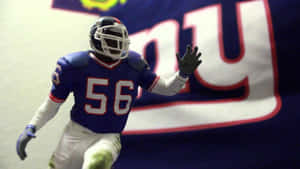 Lawrence Taylor Vintage New York Giants Wallpaper