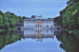 Lazienki Palace Poland Photography Wallpaper