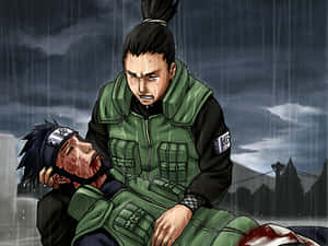 Lazy Genius Shikamaru Nara In Action Wallpaper