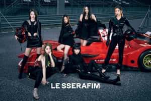 Le Sserafim Racing Concept Photo Wallpaper