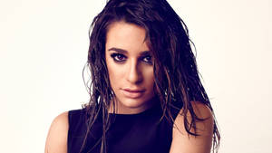 Lea Michele Wet Look Hairstyle Wallpaper