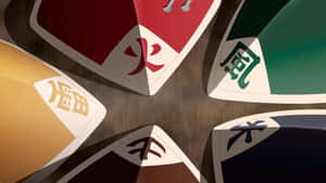 Leaders Of The Great Shinobi Nations Gathered - Five Kage Summit Wallpaper