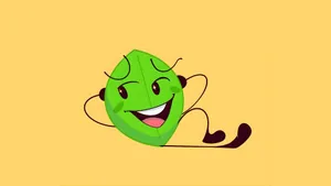 Leafy Smiling Relaxed Pose Wallpaper