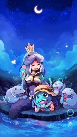 League Of Legends Phone Cute Nami Wallpaper