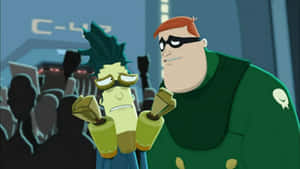 Leagueof Super Evil Voltarand Red Menace Wallpaper