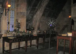 Learn Potions In The Magical Classroom Of Hogwarts Wallpaper