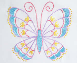 Learn The Beautiful Art Of Butterfly Stitch Wallpaper