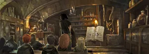 Learn To Make Magical Potions In The Hogwarts Potions Class Wallpaper