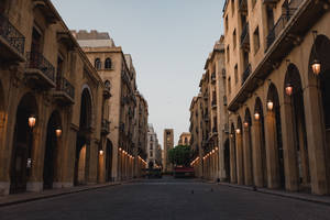 Lebanon Empty Street Wallpaper