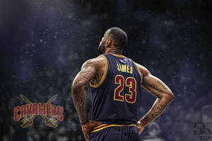 Lebron James In His Cleveland Cavaliers Jersey Wallpaper