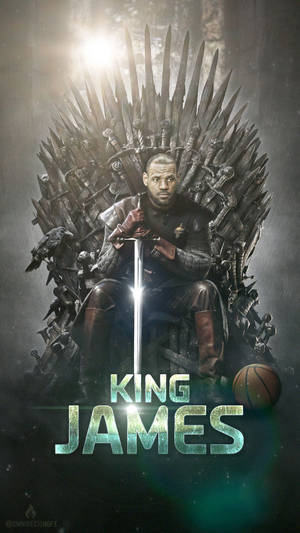 “lebron James: King Of The Nba” Wallpaper