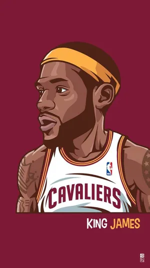 Lebron James Of Cavaliers Wallpaper