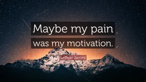 Lebron James Pain Quote Wallpaper