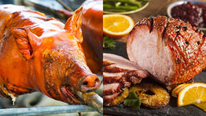 Lechon And Ham Wallpaper