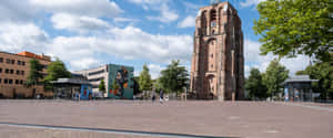 Leeuwarden Cityscapewith Historic Tower Wallpaper