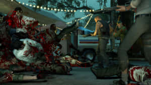 Left 4 Dead Characters In Action Wallpaper