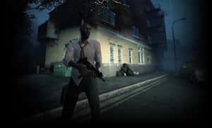 Left 4 Dead Characters In Action Wallpaper