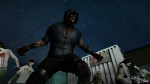 Left 4 Dead Cool Hunter Art Wallpaper