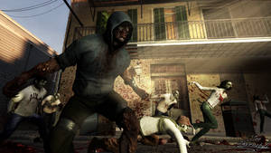 Left 4 Dead Hunter Attack Wallpaper