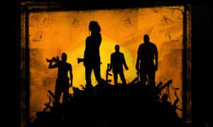 Left 4 Dead Survivors Ready For Action Wallpaper