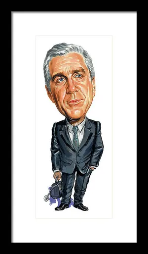 Legendary Actor Leslie Nielsen In His Classic Formal Attire Wallpaper