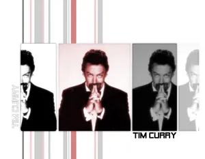 Legendary Actor Tim Curry In An Iconic Pose Wallpaper