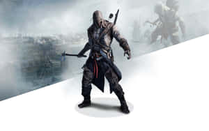 Legendary Assassin's Creed Characters In Action Wallpaper