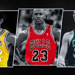 Legendary Basketball Triptych Wallpaper