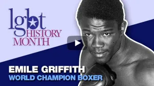 Legendary Boxer Emile Griffith In Action Wallpaper