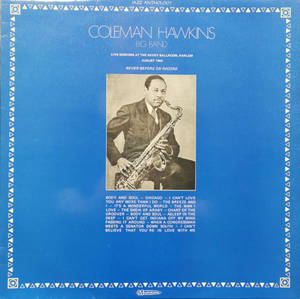 Legendary Coleman Hawkins With His Vinyl And Big Band Wallpaper