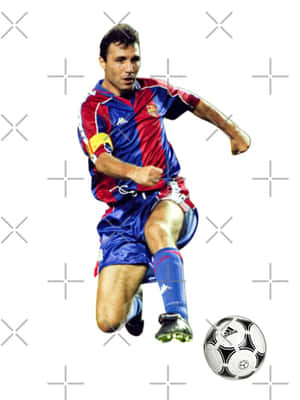 Legendary Football Icon Hristo Stoichkov Wallpaper