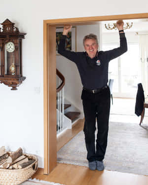 Legendary German Goalkeeper Sepp Maier At His Home In Bavaria Wallpaper