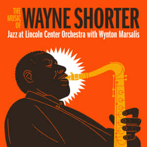 Legendary Jazz Saxophonist Wayne Shorter Performing On Stage Wallpaper