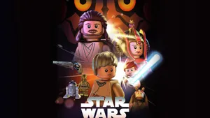 Legendary Jedi Master Qui-gon Jinn In Action Wallpaper